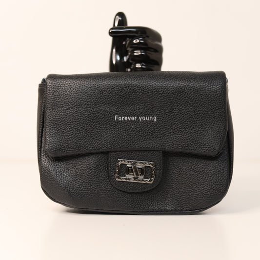 Classic Black Crossbody Sling Bag- Chic & Everyday Essential