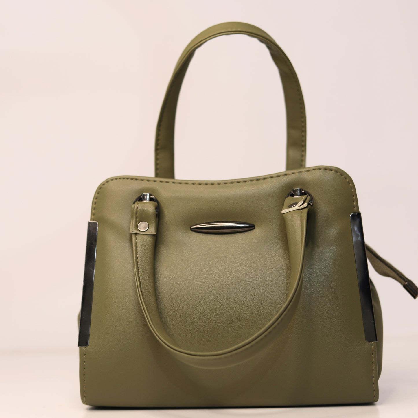 Olive Green Premium Satchel Handbag – Trendy Quality Classic