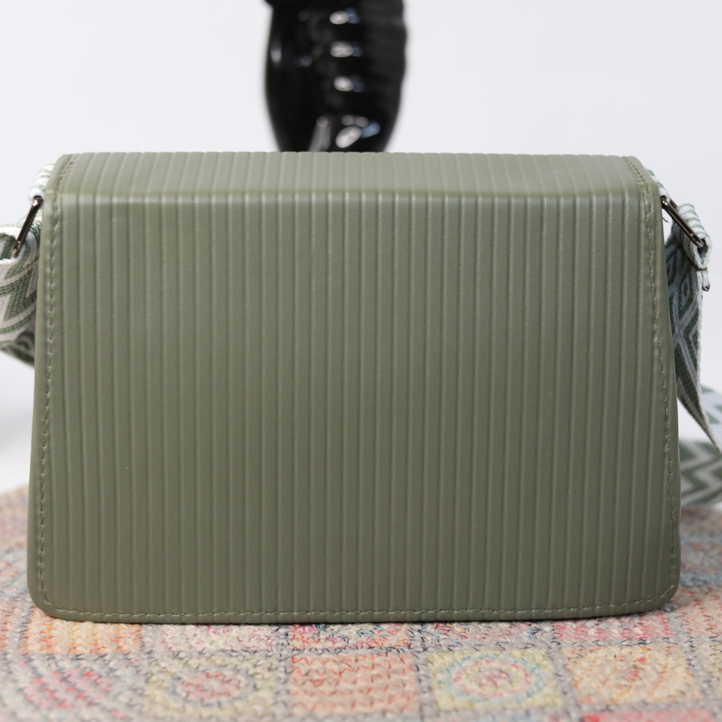 Mehndi Green Shoulder Bag – Elegant & Versatile