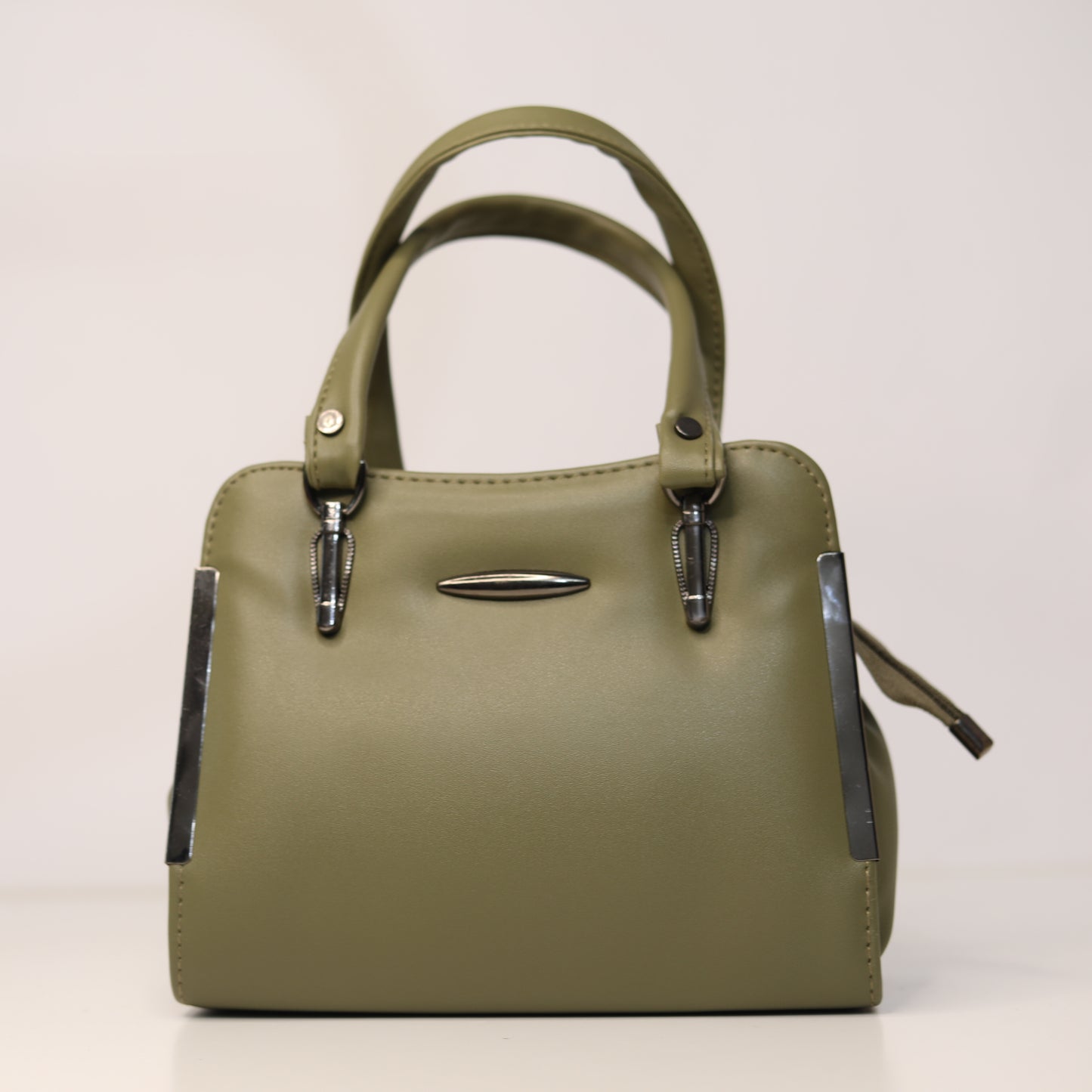 Olive Green Premium Satchel Handbag – Trendy Quality Classic