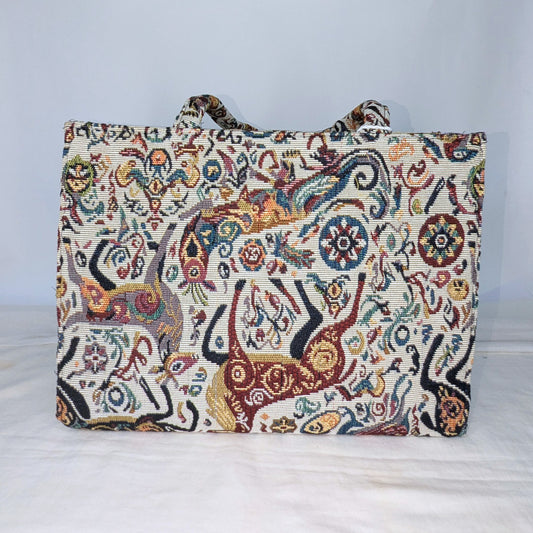 Ethnic Art Tote Bag – Multicolor Statement Piece
