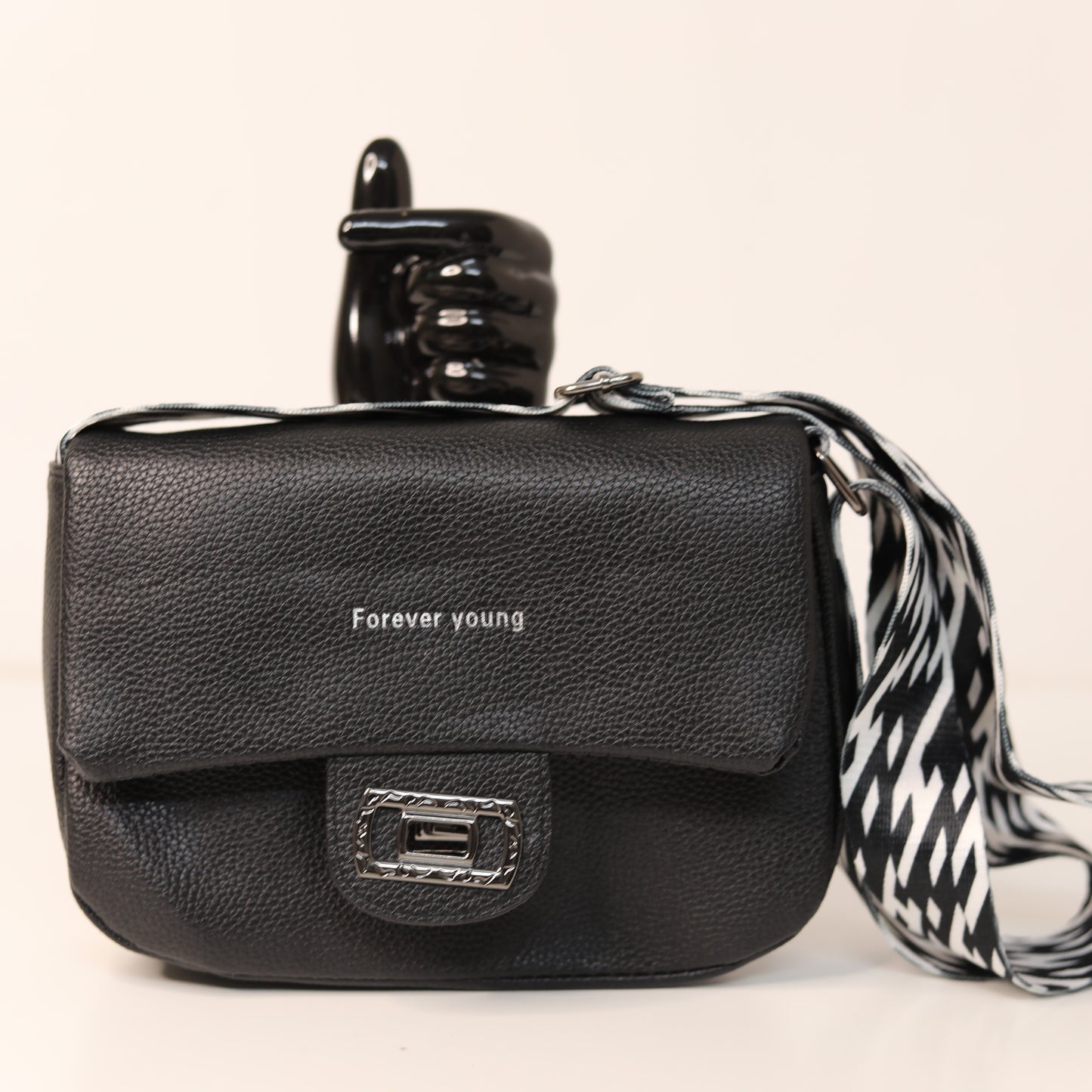 Classic Black Crossbody Sling Bag- Chic & Everyday Essential